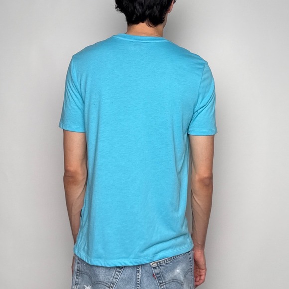 Oakley Hydrolix Mens Graphic T-Shirt Blue Logo Print Regular Fit Size M - Picture 4 of 9